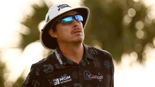 Joel Dahmen walks during the second round of the 2024 Cognizant Classic at PGA National Resort in Palm Beach Gardens, Fla.